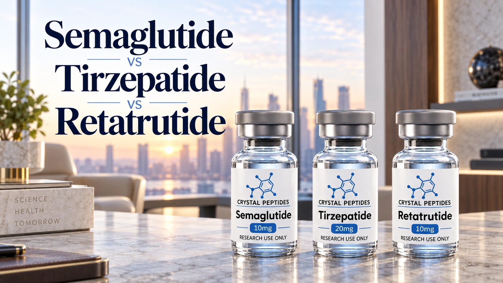 Semaglutide, Tirzepatide and Retatrutide: Single, Dual and Triple Receptor Agonism